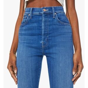 MOTHER High Rise Blue Jeans